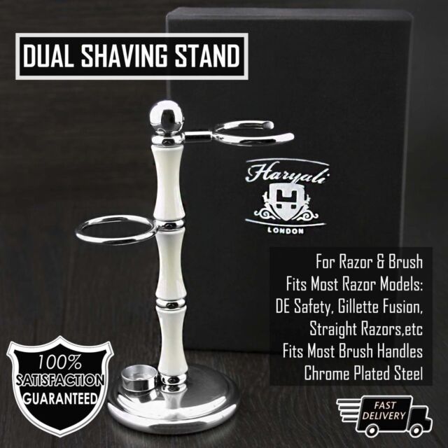 Ivory Color 3 Ring Stand for Both Brush & Razor - Fits all standard models Ivory Color 3 Ring Stand for Both Brush & Razor - Fits all standard models