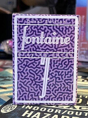Fontaine Fantasies Coral Playing Cards