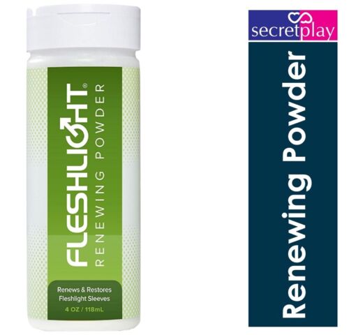 Fleshlight Sex Toy Renewing Powder 118ml Cleaning Renewing Feel New Sleeves - Picture 1 of 6