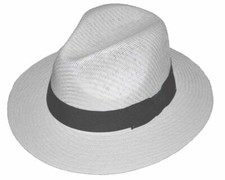 Panama Straw Hat White