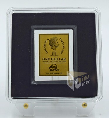 Tokelau 2022 Mona Lisa - Leonardo da Vinci 1/500 Oz 999 Gold Coin