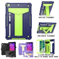Kids-Proof Case For iPad A16 11th/10th/9th/8 /7th Gen Mini 8.3" Stand Case Cover