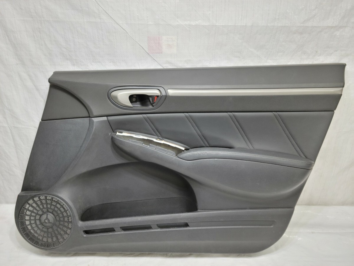 2006-2011 Acura CSX Front Door Panel Passenger Black Leather OEM