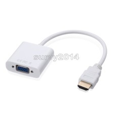 1080P HDMI Male to VGA Female Converter Adapter Cable for PC DVD HDTV
