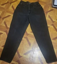 Vintage PS Gitano Womens Mom Jeans Black 26x26