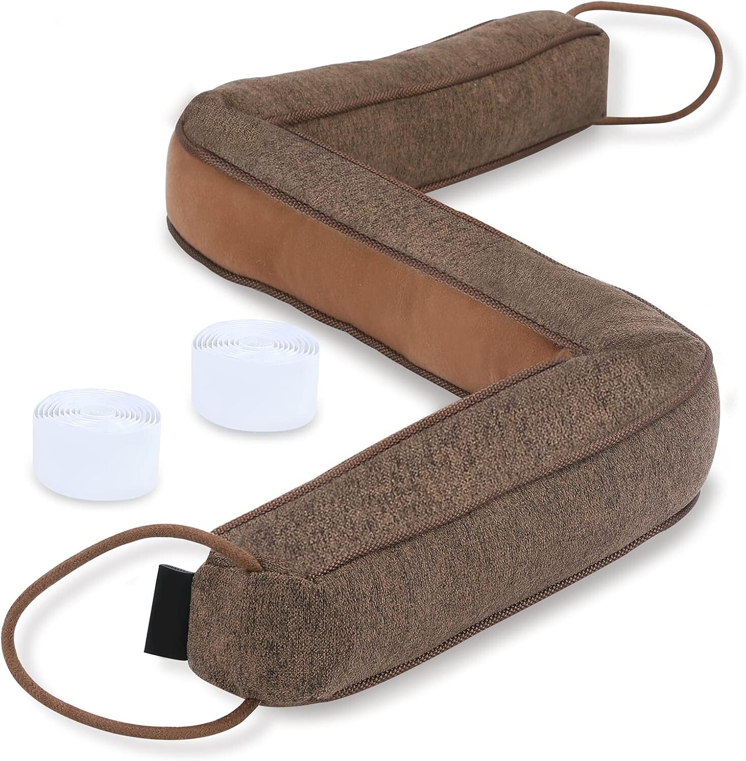 KAKICLAY 32 Weighted Draft Stopper for Bottom of Doors and Windows Heavy Duty