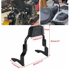 Kit Sissy Bar Schienale Passeggero Basso Profilo per Harley Road King FLHR 2014-2022