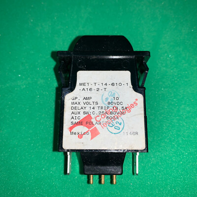 CARLING TECH ME1-T-14-610-1-A16-2-T CIRCUIT BREAKER 10 AMP