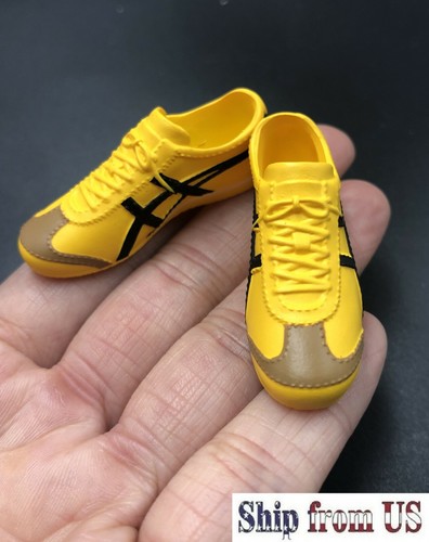 1/6 scale YELLOW Sneakers Shoes HOLLOW for 12'' Female Action Figure ...