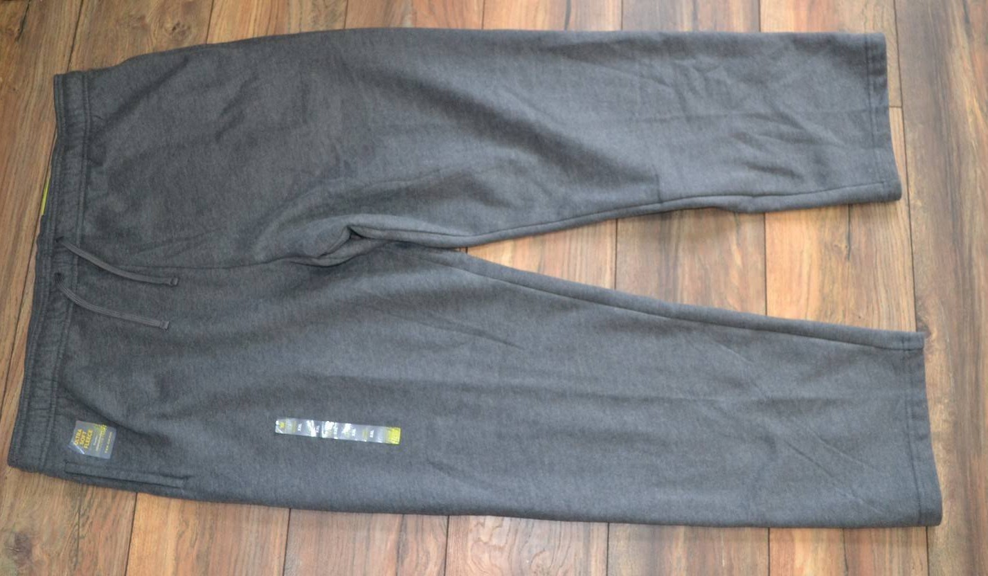 Tek Gear Ultrasoft Fleece Pant Easy Fit Straight leg Workout Pants Open