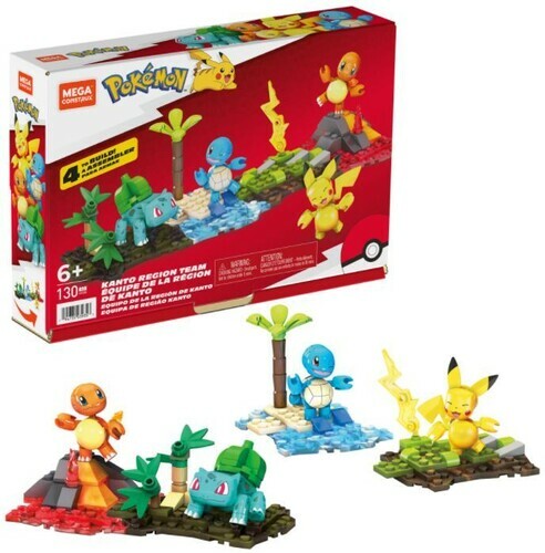 MEGA Brands - Команда региона Покемон Канто Новая игрушка Фигурка Кирпич 3590₽