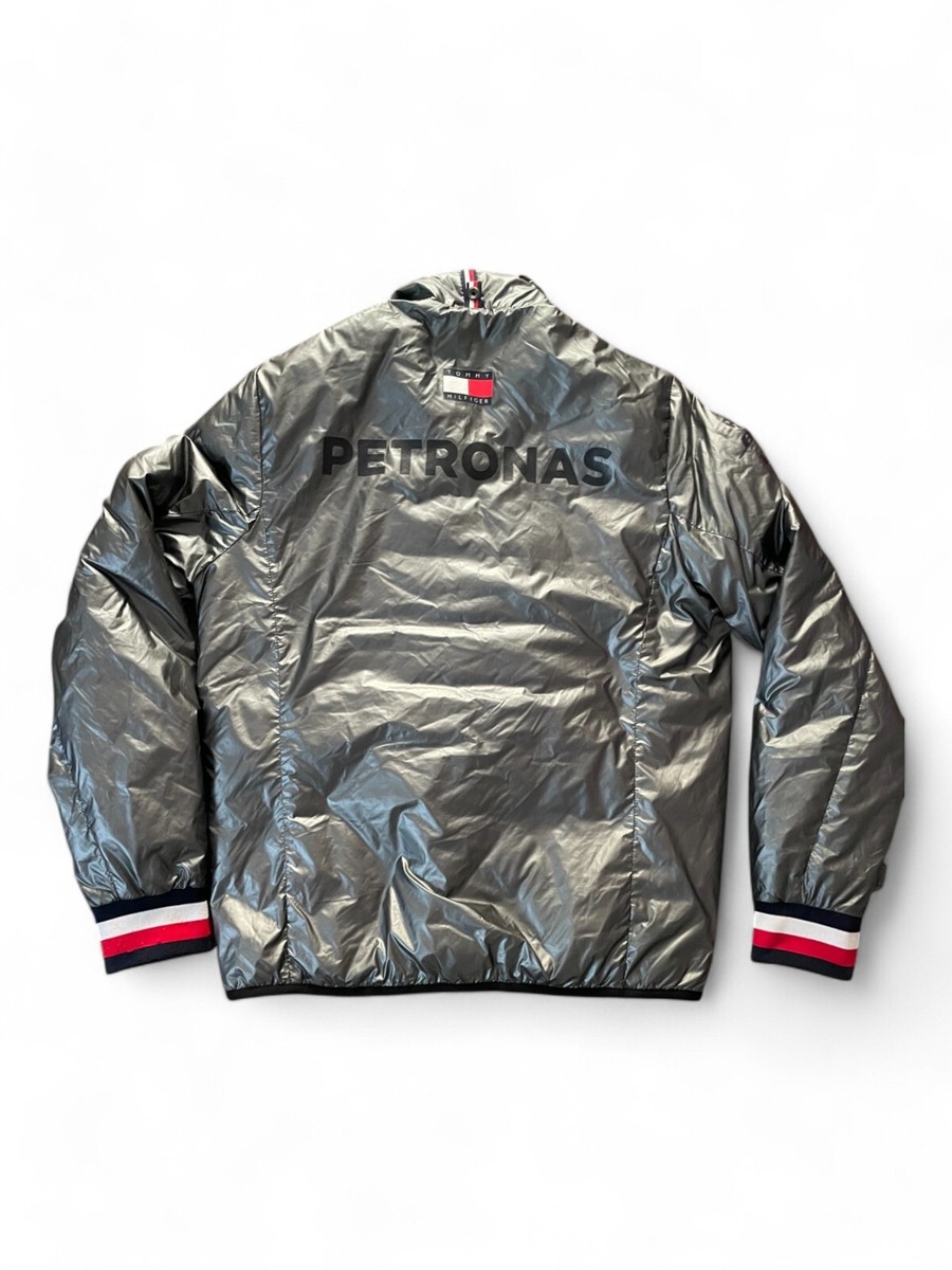 Mercedes F1 - Team Issue Silver Padded Jacket - Small | eBay
