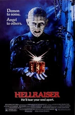 HELLRAISER Movie Poster Horror "Demon to Some, Angel to Others" with Credits