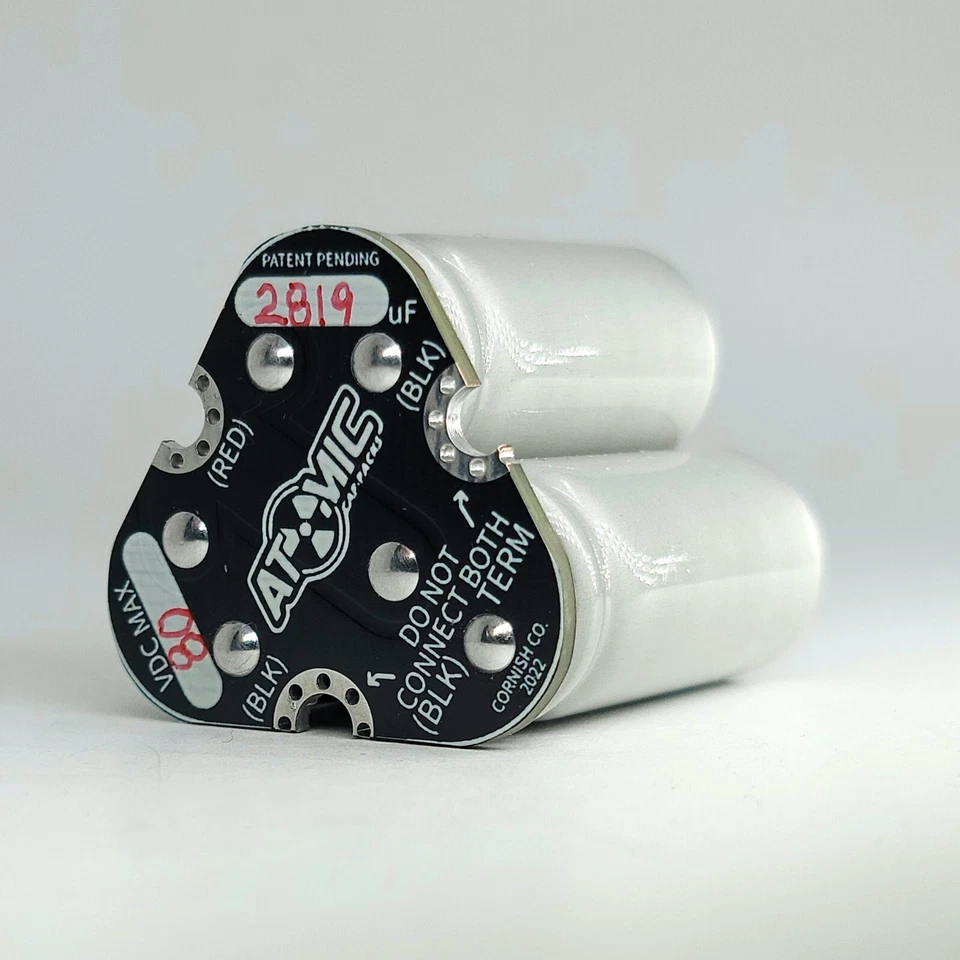 ATOMIC Compact ESC Cap Pack 8-16S / 2,700uF MIN / 80V / 16S Capable / USA - Image 3 of 4