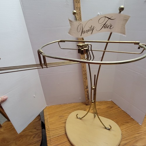 MCM Vintage 60s Vanity Fair Department Store Display Stand w/ Hangers Lingerie + - Picture 13 of 18