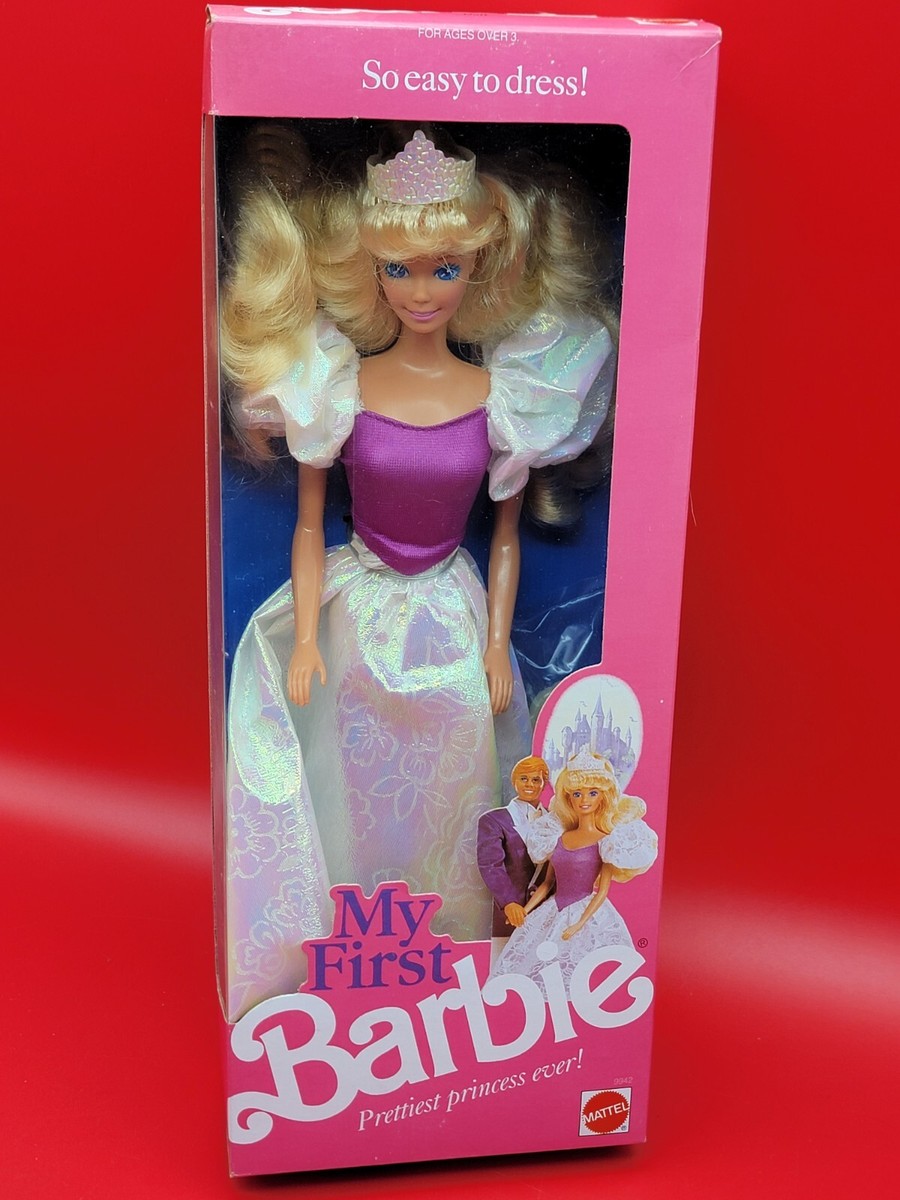 ヴィンテージ バービー人形 プリンセス 1989 Mattel Vintage My First Barbie Prettiest Princess Ever #9942