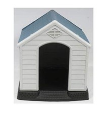 Plastic Indoor Outdoor Dog House Small to Medium Pet All Weather Doghouse