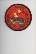 1975 Miami Rough'N It Camporee patch