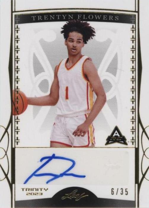 2022-23 Leaf Trinity - Trentyn Flowers #BA-TF1 - 1 of 2