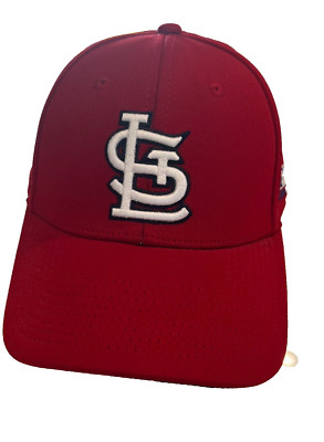 Red St. Louis Cardinals interlocked letters Team MLB RedHat Cap Stretch Band M/L