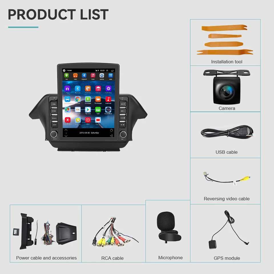 64G For Honda Odyssey 2009-2014 Android 13 Car Radio Stereo GPS Navi 9.7"CarPlay - Image 2 of 4