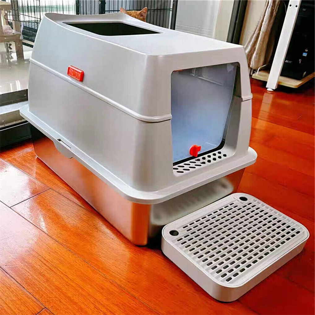 Metal Litter Tray Never Absorbs Odor