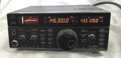 ICOM IC-821 144/430MHz Dual Band All Mode Ham Radio Transceiver
