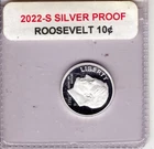 2022-S Proof Cameo (.999) Silver Roosevelt Dime