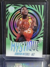 2019-20 Panini Illusions #13 Donovan Mitchell Mystique Emerald Utah Jazz