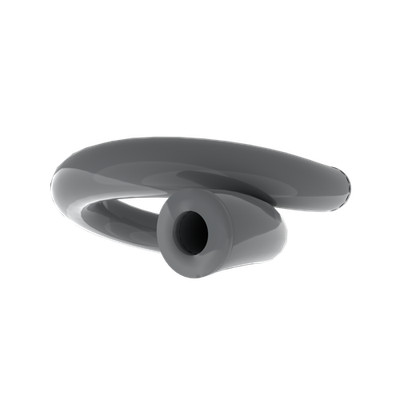 Replacement Pneumatic Hose/Tube - Dark Grey - ID 2mm / OD 4 mm / per 100cm