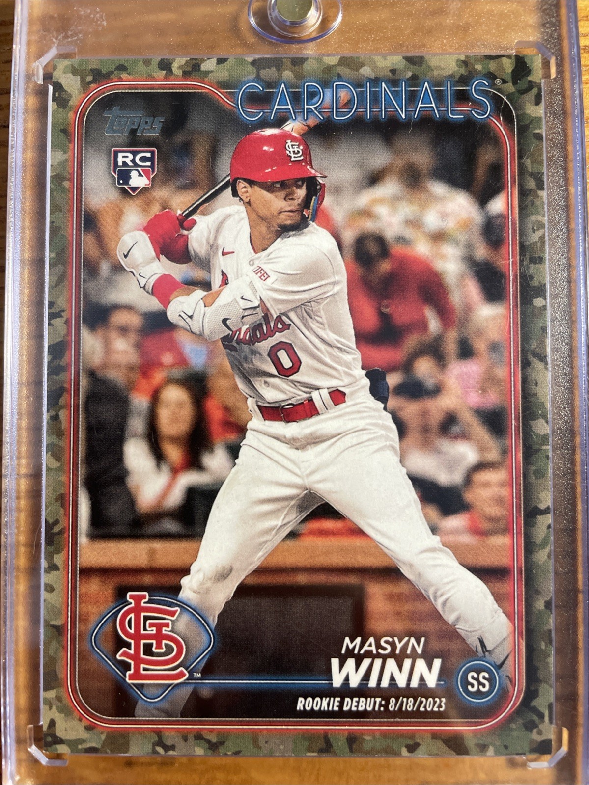 2024 Topps Update CAMO Masyn Winn RC #US272 /25 Rookie Cardinals