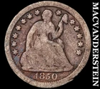 1850-O Seated Liberty Half Dime- Semi Key Better Date No Reserve #i5562