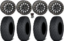 System 3 SB-6 15" Wheels Bk (6+1) 30"Coyote Tires UForce U10 Pro /U10 XL Pro
