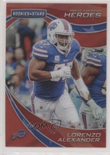 2019 Rookies & Stars Great American Heroes Red 20/75 Lorenzo Alexander 0c6
