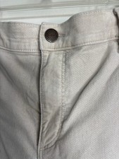 Loft Ann Taylor Velvety feel 5 Pocket Straight Leg Pants Cream Size 16  