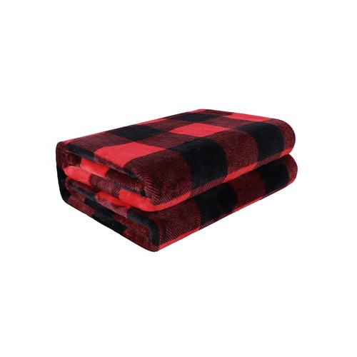 Pet Dog Blanket, Flannel Fleece Puppy Blanket Plaid Plush Warm Rug Blankets f...