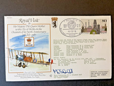 RAF Cover: 1987, Queen Mother s Visit to Berlin,  Signed RAF Commanding Officer.