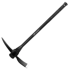 Forged Adze Pick, Weeding Mattock Hoe Pick Mattock with Fiberglass Handle, Ga...
