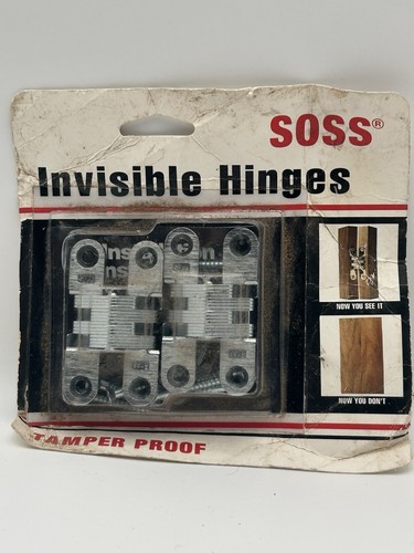 Soss 204Cus26d Concealed Hinge,Zamac/Steel Material,Pr - 第 1/3 張圖片