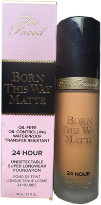 #ad Too Faced Born This Way Brûlée Shade Matte Waterproof 24 Hr Foundation 1 oz NIB $29.75