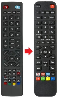 Fernbedienung geeignet für SHARP LC48CFE4042 | LC48CFE4042E | LC49CFF6002E