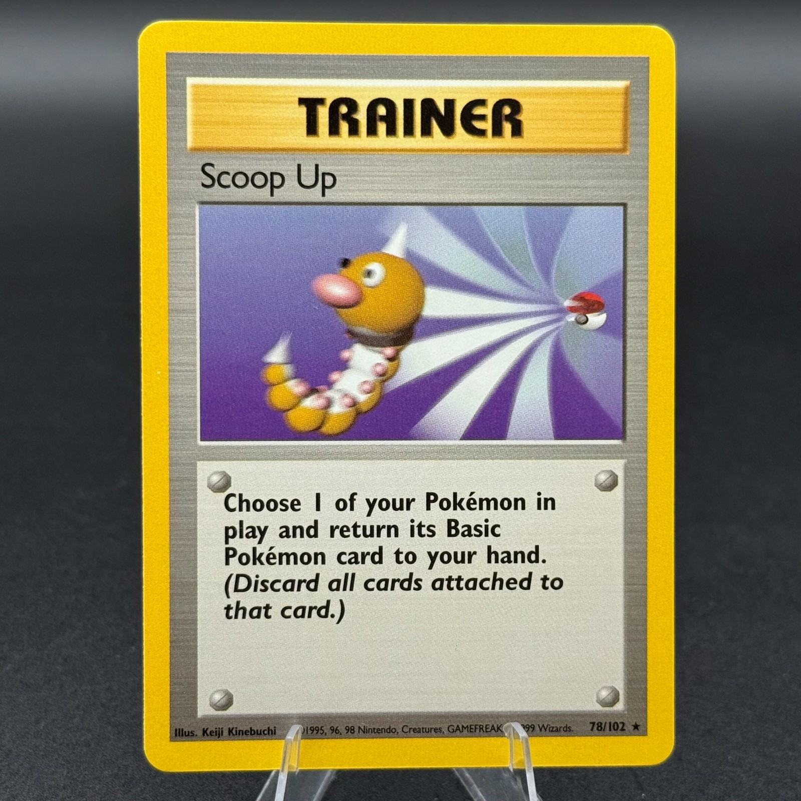 Scoop Up 78/102 Non Holo Rare Base Set Pokemon Card