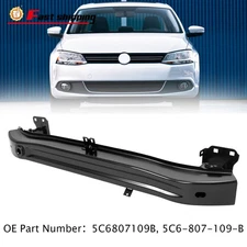 For Volkswagen Jetta Front Bumper Reinforcement Impact Bar New Black 2011-2018
