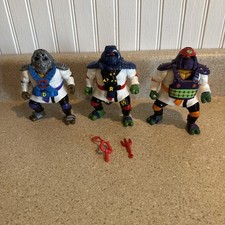 Vintage TMNT Night Ninja Raph Mike Don Auto Mutations Lot