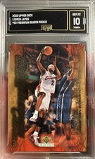2003 Upper Deck Lebron James rookie Freshman Season Collectibles Gem mint 10 #53