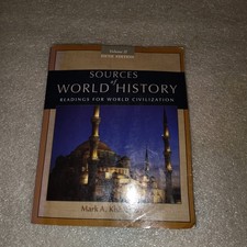 Sources of World History Kishlansky 2012 Fifth Edition Readings World