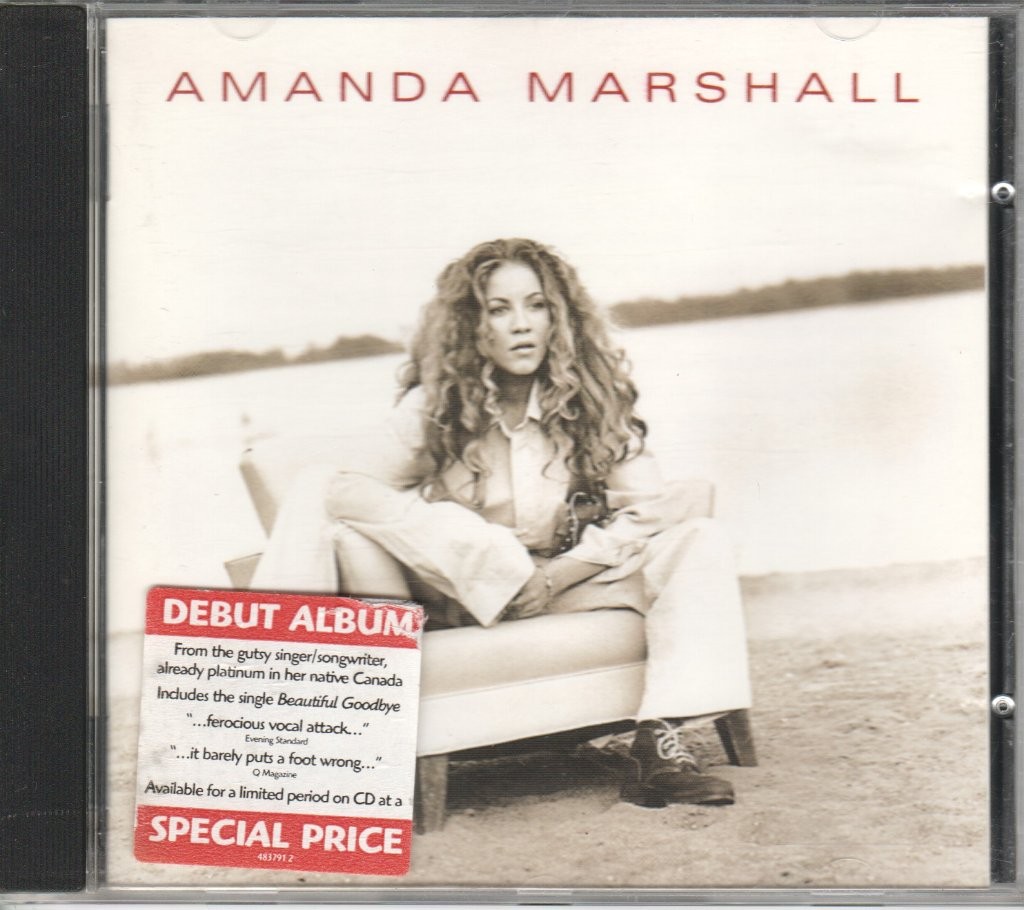 Amanda Marshall Self-Titled CD Europe Epic 1996 with hype sticker on front