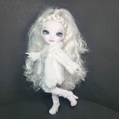 Rainbow High Shadow Series 1 Natasha Zima Fashion Doll Dress Fur Coat Boots