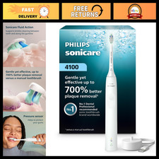 Rechargeable Electric Toothbrush, Sonic Cleaning Technology, 1 Brush Head, White