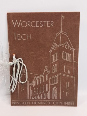 1943 WORCESTER POLYTECHNIC INSTITUTE WPI COMMENCEMENT PROGRAM WORCESTER MASS.